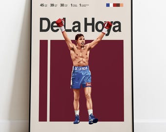 オスカー・デ・ラ・ホーヤ直筆サイン入り レッド エバーラスト