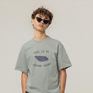 Chemise de codage, cadeau drôle de programmeur, t-shirt graphique de clavier