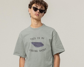 This Is My Coding Shirt | Funny Programmer Shirt | Developer Tee | Coding Humor Gift for Software Engineers
