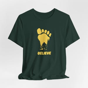 Believe Bigfoot Shirt | Mythical Sasquatch Tee | Cryptid Lover Gift | Bigfoot Believer T-Shirt | Forest Legend Tee | Outdoor Adventure Shirt