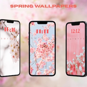 Spring Aesthetic IPhone Wallpaper | Iphone widget | Widgy widgets | Iphone widget | abstract wallpaper |Floral Nature | Digital Download