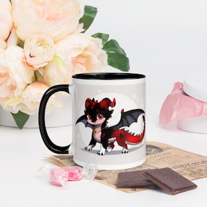 Dragon Mug – Funny, cute gift idea for Coffee Lovers - unique customizable quotes - DND or game lovers - work mug