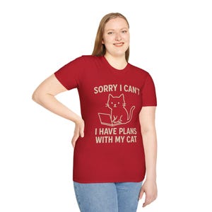 Funny Cat Lover T-Shirt: Unisex Softstyle Tee