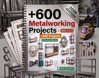 600+ Metalworking Project Plans PDF | DIY Welding & Furniture Blueprints