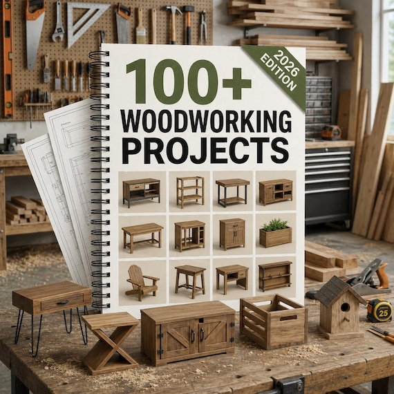 100+ Woodworking Projects PDF | DIY Furniture Plans & Blueprints