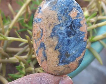 Natural Pietersite Gemstone Cabochon: Jewelry Making (69Cts, 41X28 MM)