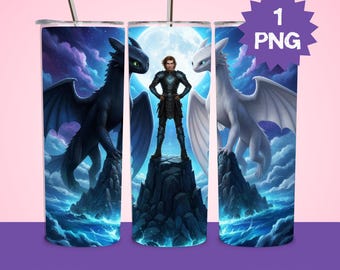Inspired/Dragon/Train/Hiccup/Viking/Skinny Tumbler/Image/Wrap/Download/Projects
