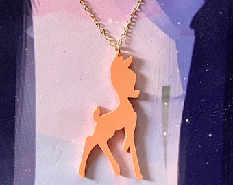 Bambi Necklace (Gold Chain)
