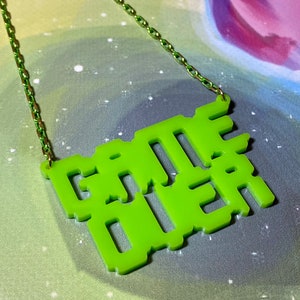 Game Over Necklace