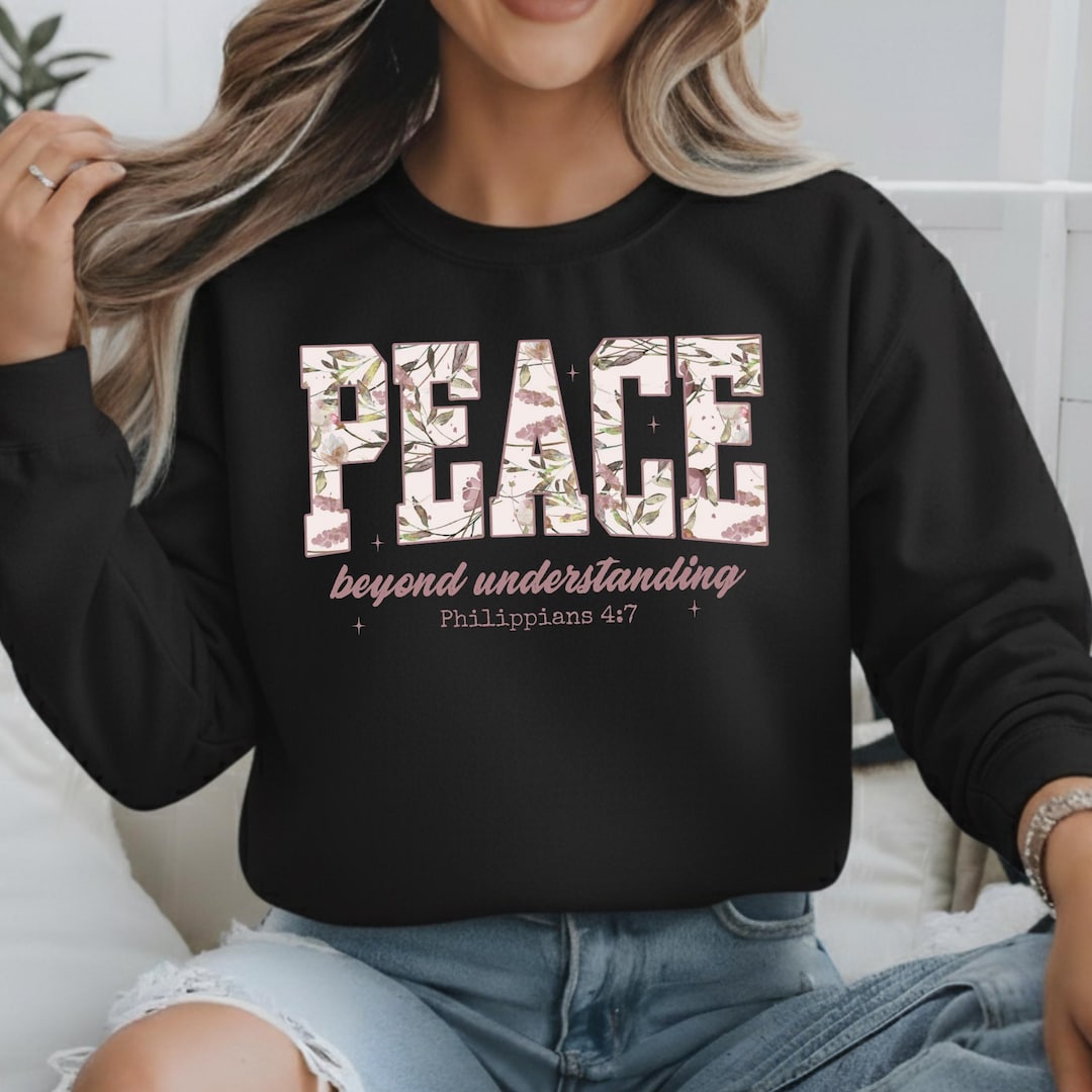 Peace Beyond Understanding PNG, Philippians 4:7 Christian Faith ...