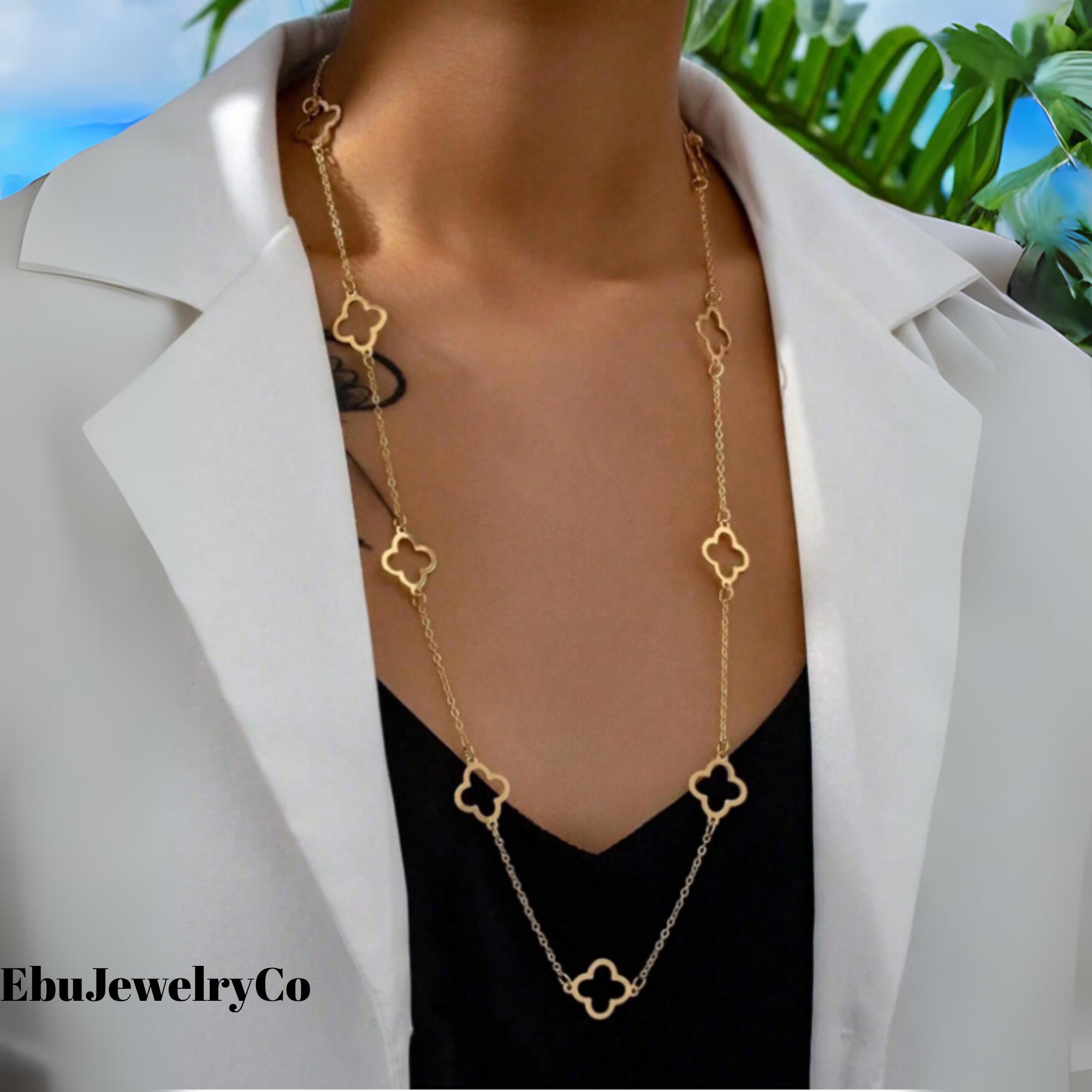 Van Cleef Vintage Alhambra Necklace - Etsy