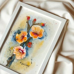 Original watercolor art - Spring blossom - Wall decor