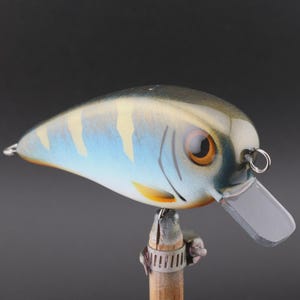 Handmade Wooden Crankbait – Beech Pike Lure with Acrylic Lip – Floating Wobble Action – 12cm – 52 Grams - Predator Fishing