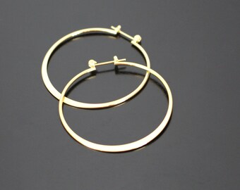 U618612 gouden grote kroonluchter ronde hoepel hanger, Sieraden bevindingen