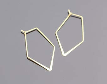 33x14mm 25pcs Kidney oval hoop shape earring wires earwires silver plated brass