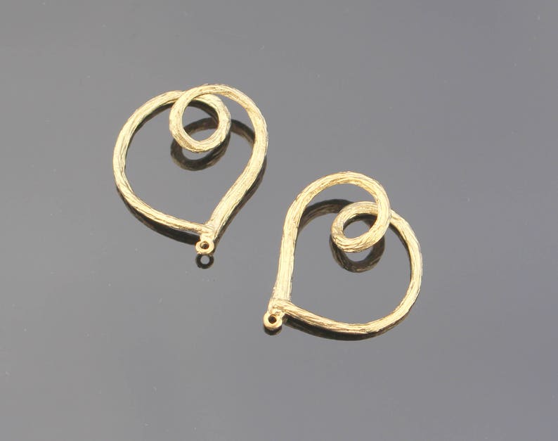 matte gold findings