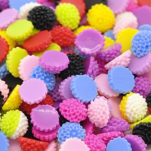 セール 30% オフ、ミックス樹脂フラワー装飾ジュエリー製作用金具、10 x 5 mm、100 個