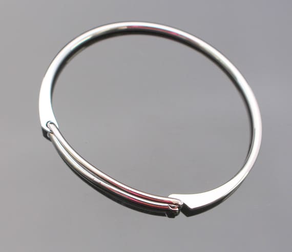 SILVER925 ROUNDED BRACELET/シルバー/バングル