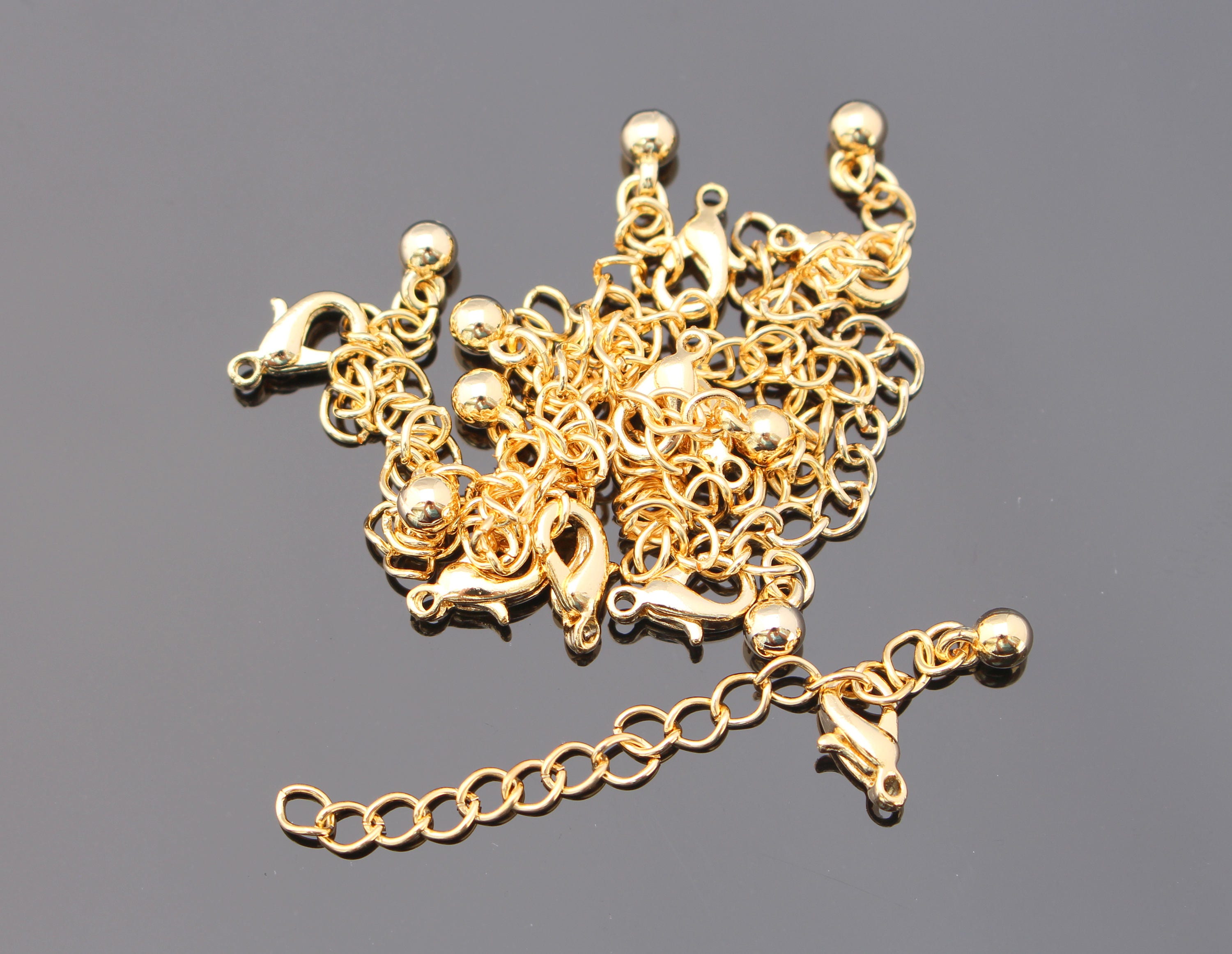 1 x Metre 5mm Tarnish Resistant Gold Plated Decorative Chain #CBRAD61