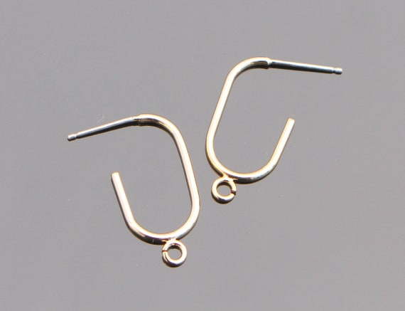 Stud Earring Wires Jewelry Making Types Of Ear Wires 100pcs Copper