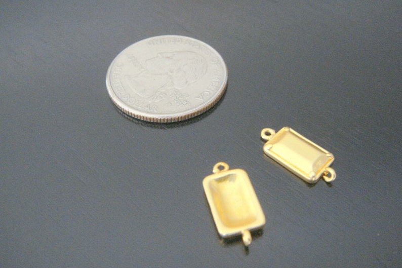 Jewelry Findings Matte Gold Tarnish Resistant Square Bead Etsy