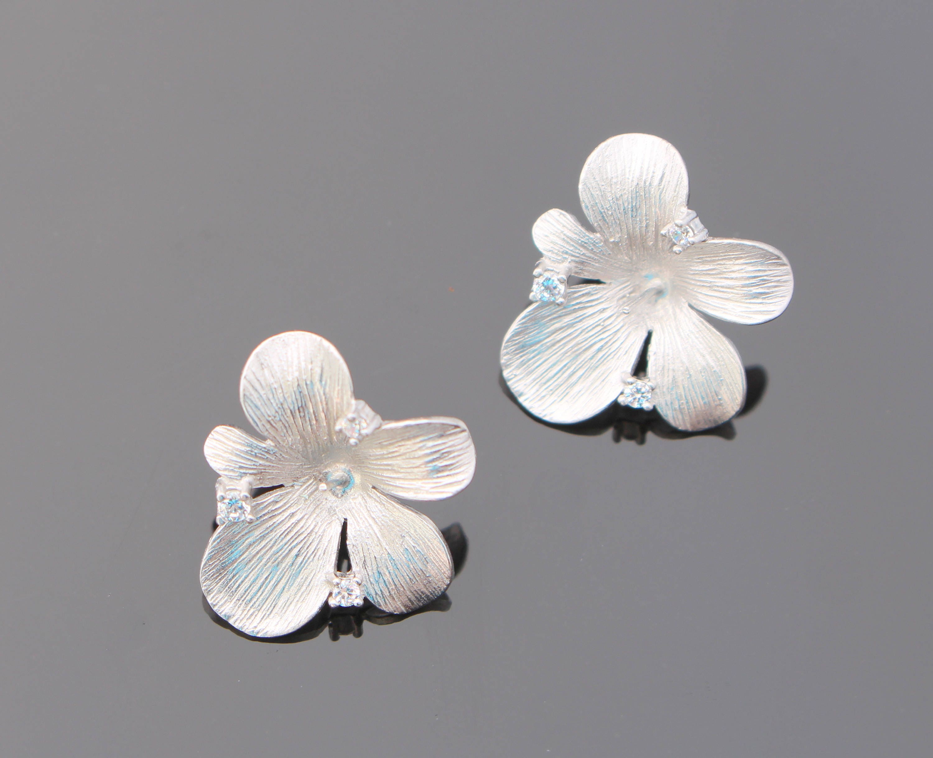 Wholesale Sterling Crystal Flower Earring Post Findings | Etsy