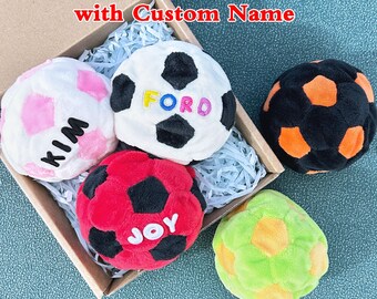 Personalized H*cky S*ck with Custom Name,Soft Plush Footbag,Custom Party Favor Gift for Kids/Adults,Handmade Juggling Ball,Sports Party Gift