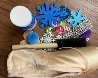 Kit d’artisanat de chaussures de pointe-Chaussures de ballet-Chaussures de pointe-Fourniture de peinture- Kit d’artisanat-Ballerine Artisanat-Studio de danse Artisanat-Studio de danse- Camp de danse