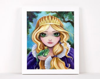 Princess and the Frog Print, Instant download