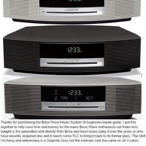 Bose Wave Music System III Repair Kit: DIY Fix for Cd/radio Issues - Etsy