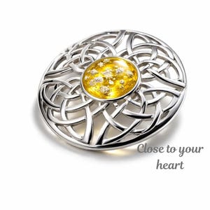 925 Sterling Silber Haustier-Brosche - Einäscherung Andenken Schmuck 27 mm