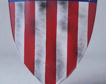 Captain America The First Avenger Steve Rogers Damaged Shield Replica