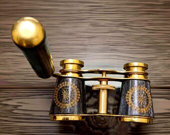 Milana Optics Opera Glasses Binoculars w Case Silver Tone Vintage Vintage | Accessories | Milana Optics Opera Glasses  main image 3