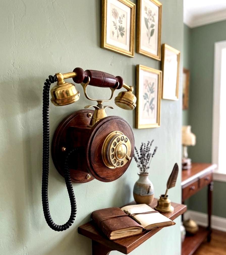 ヴィンテージ 電話　インテリア　ディスプレイ 1920年代の電話 - Etsy 日本