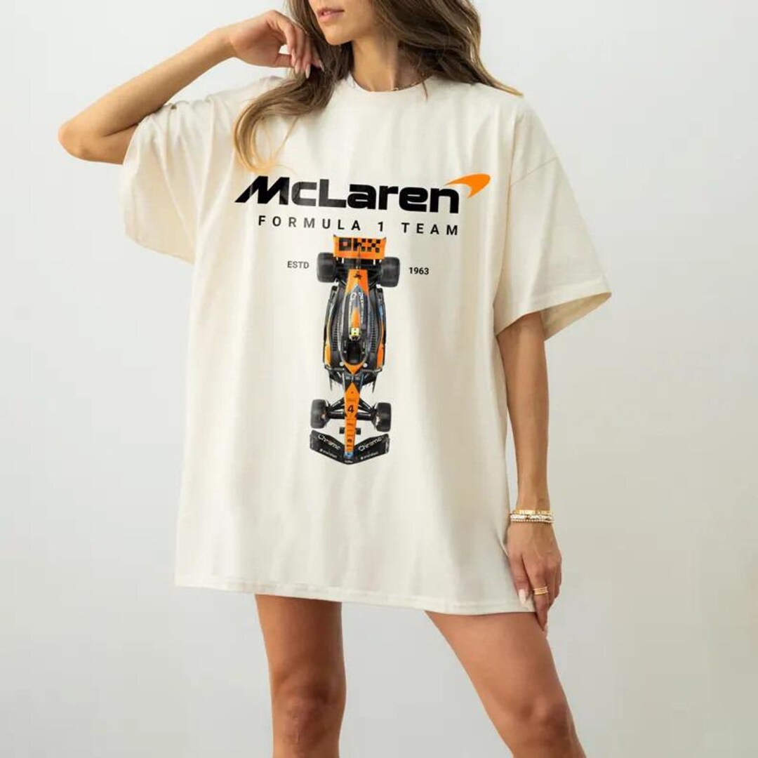Formula 1 Mclaren 2025 F1 Merch Racing Graphic Tee Race Day Outfit ...