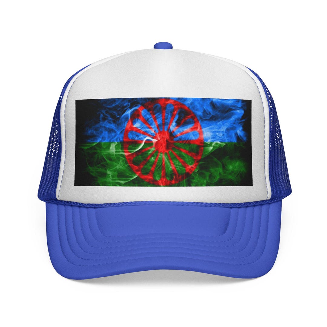 Gypsy Flag Trucker Cap, Boho Hat, Festival Gear, Gift for Travelers ...