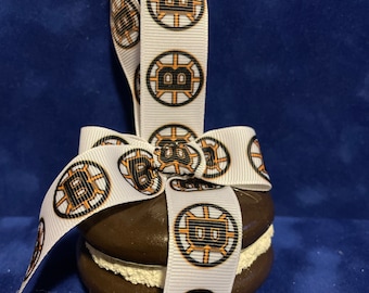 Maine Whoopie Pie, Boston Bruins, Hockey Holiday Ornament, Maine Christmas