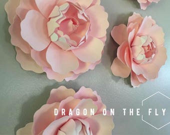3d wall flower etsy