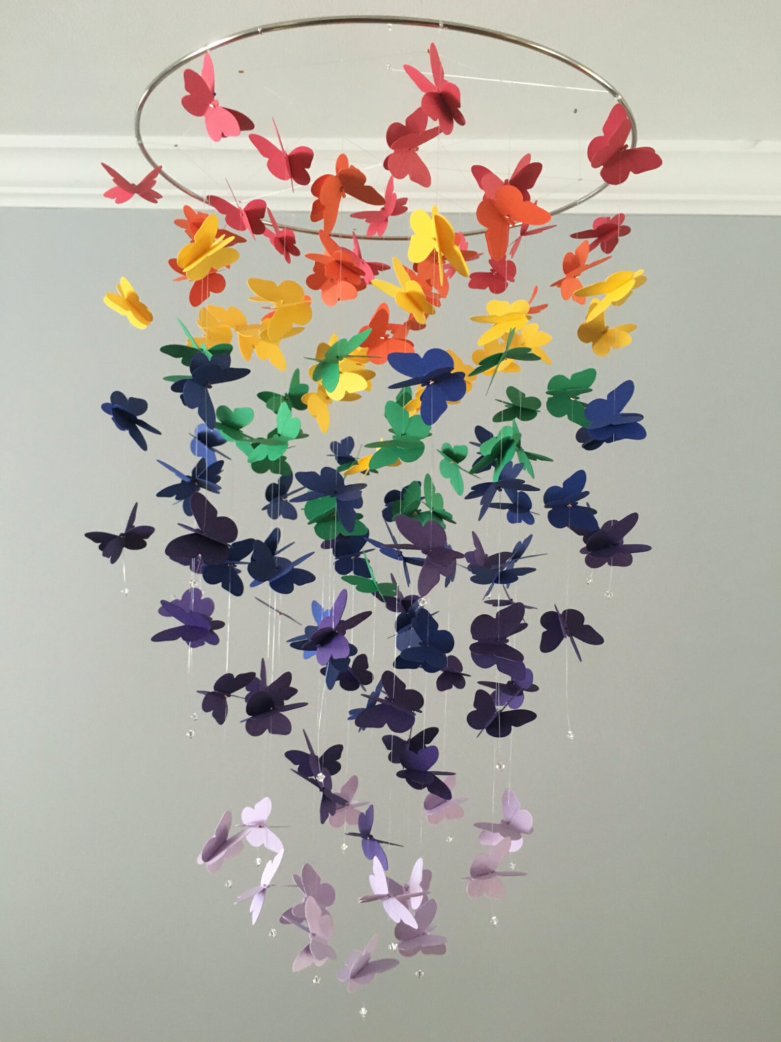 Гирлянда из бабочек своими руками