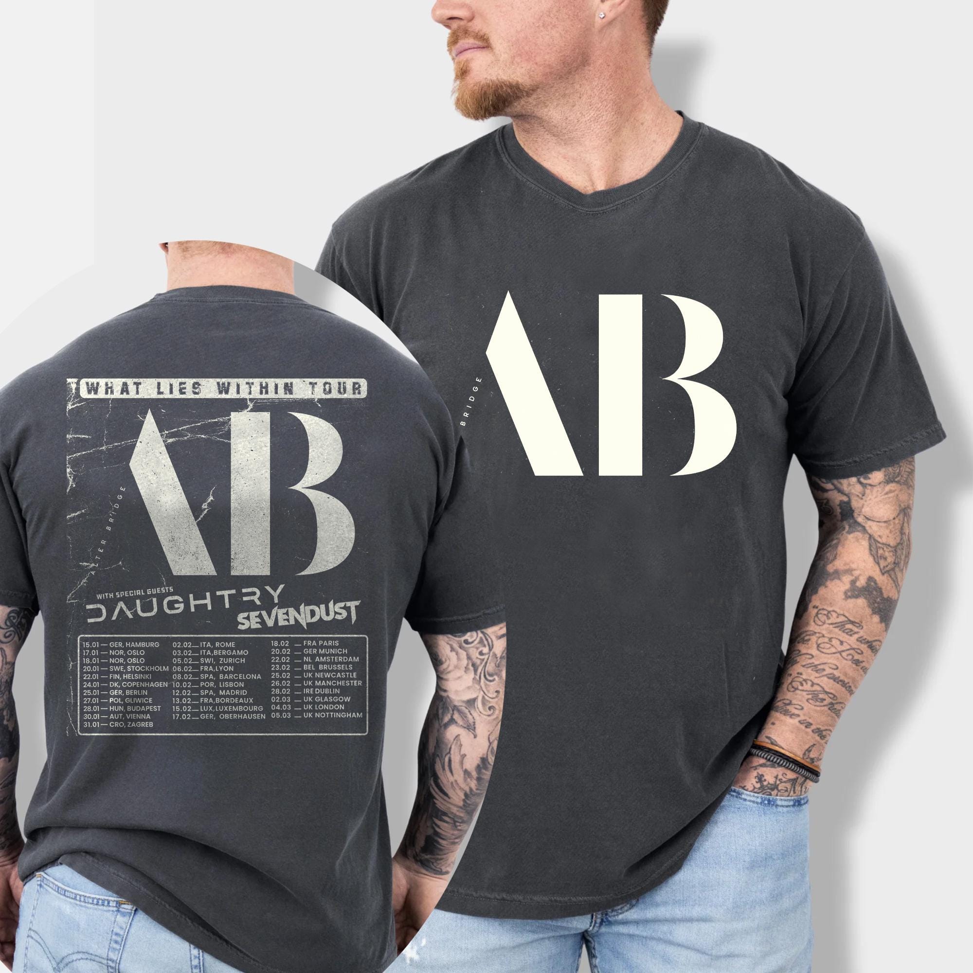 Alter Bridge Tour 2026 T-shirt | Rock Band Tour Tee | Concert