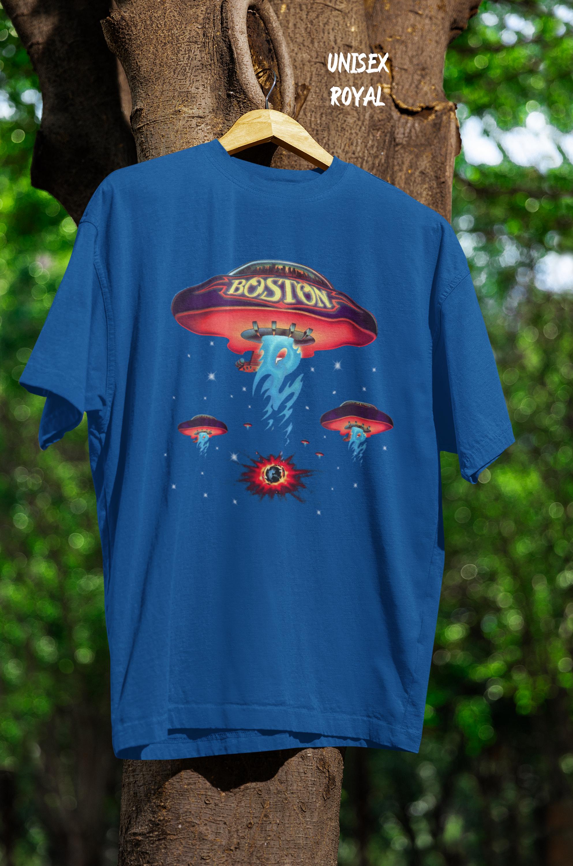 Boston U.S. Tour 1987 T Shirt, Classic Rock Band Concert Tee