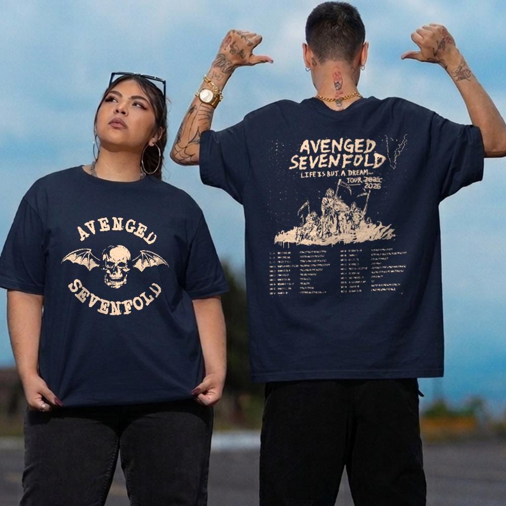 Avenged Sevenfold Life is but A Dream Tour 2026 T-shirt, A7X Band Shirt ...