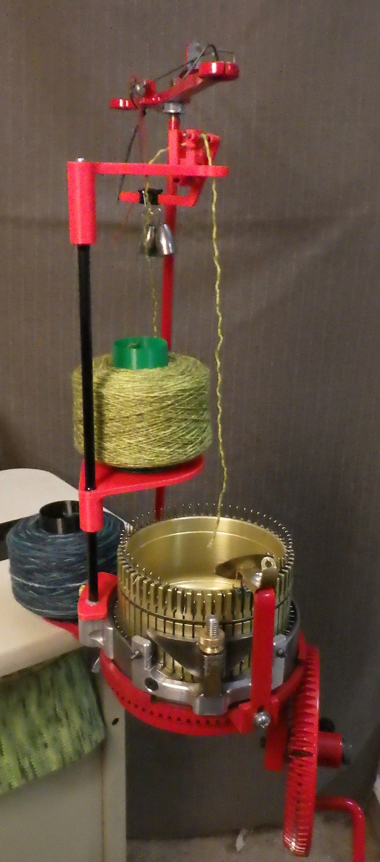 Knitting with the Erlbacher Circular Sock Machine - SweetGeorgia