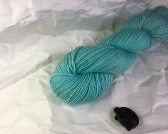 Turquoise 1307 Hand Dyed Sock Yarn