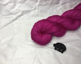 Deep Magenta 1765 Hand Dyed Sock Yarn