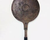 Vintage Jotul No. 6 Cast Iron Waffle Maker Made In Norway Bakelite Handles