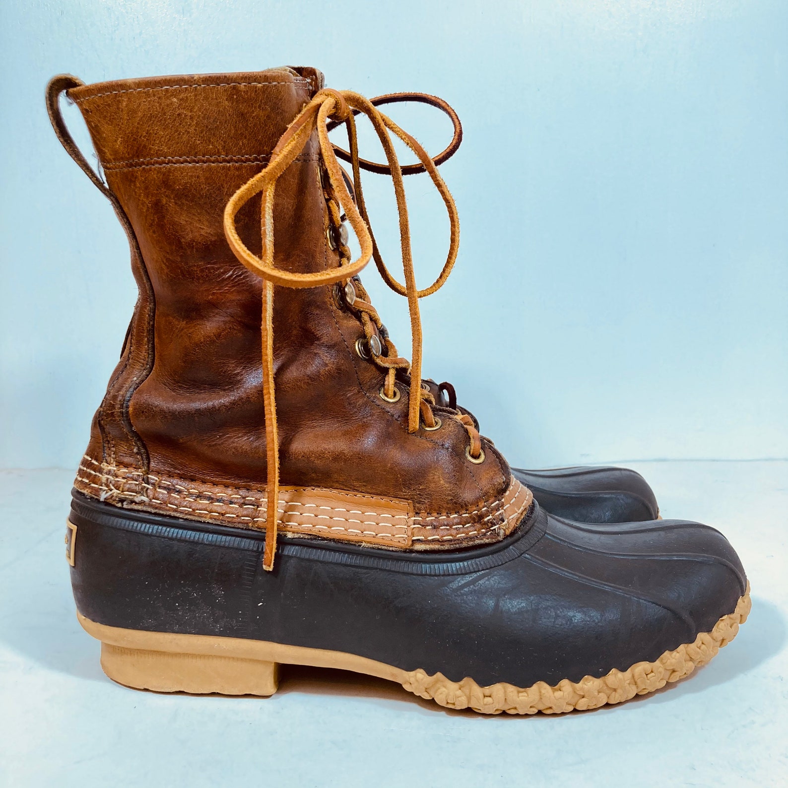 Vintage LL Bean Maine Hunting Shoes/Boots Size 11 N Cursive Etsy