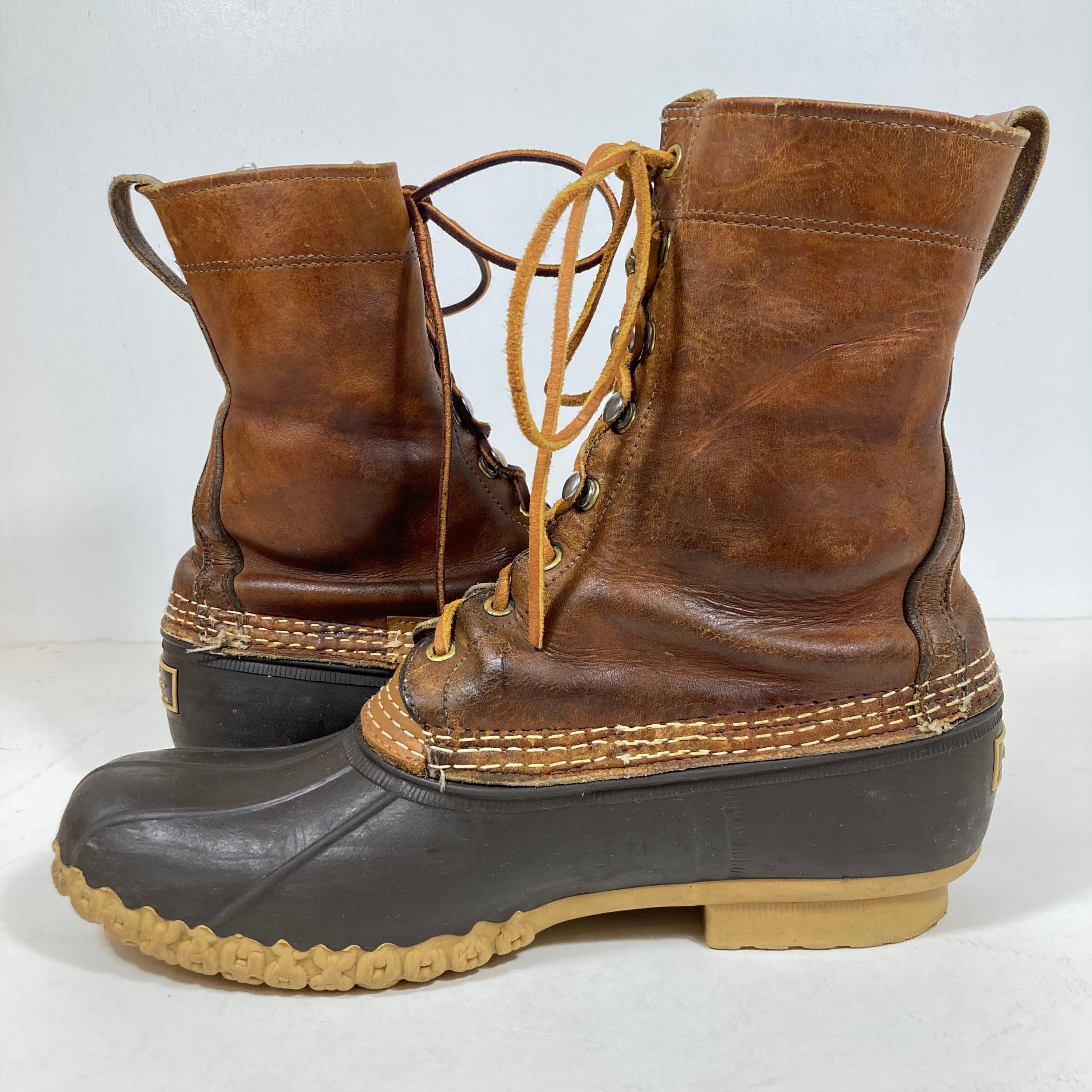 Vintage LL Bean Maine Hunting Shoes/Boots Size 11 N Cursive Etsy