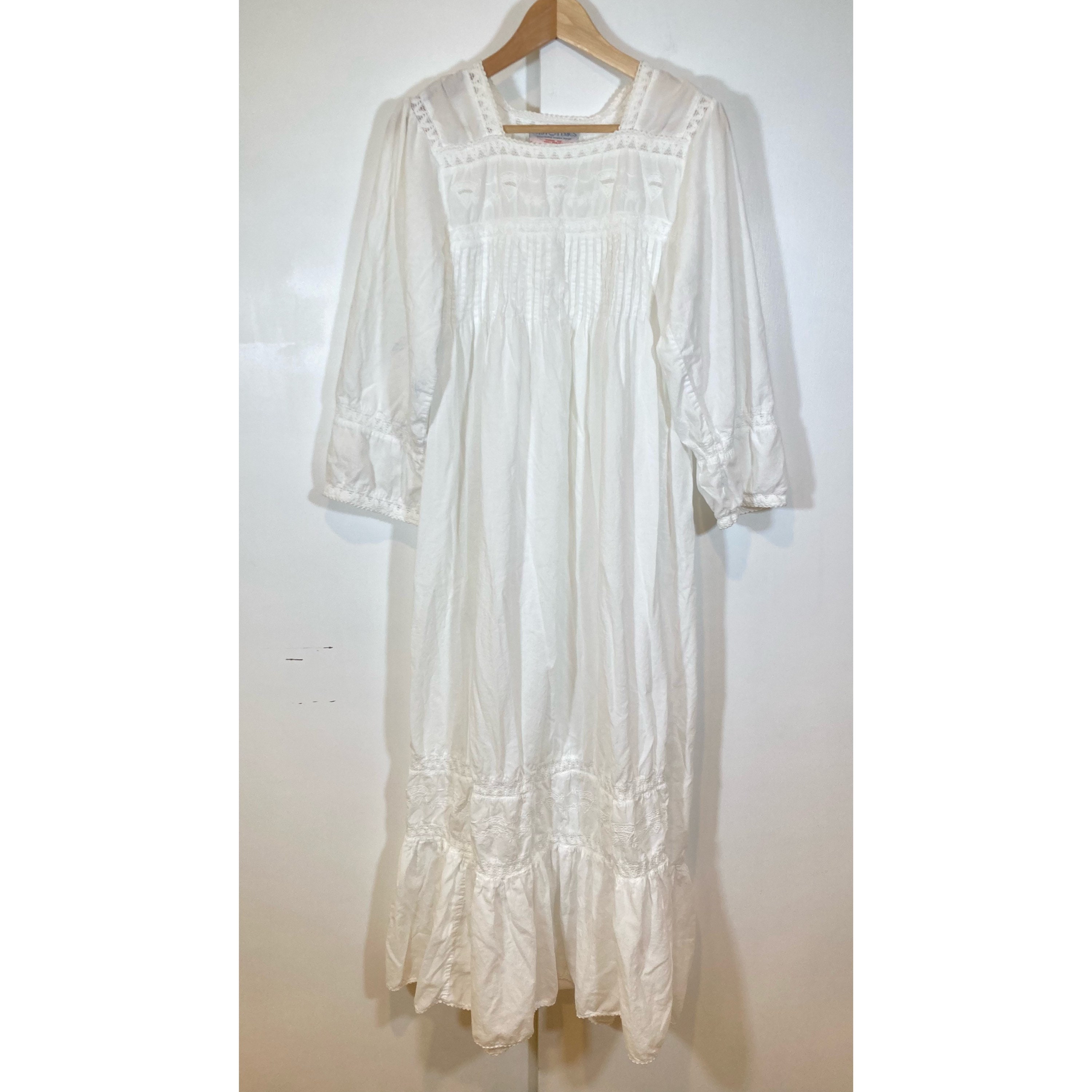 Past Times Oxford England Vintage Long Nightgown Size XS-S - Etsy