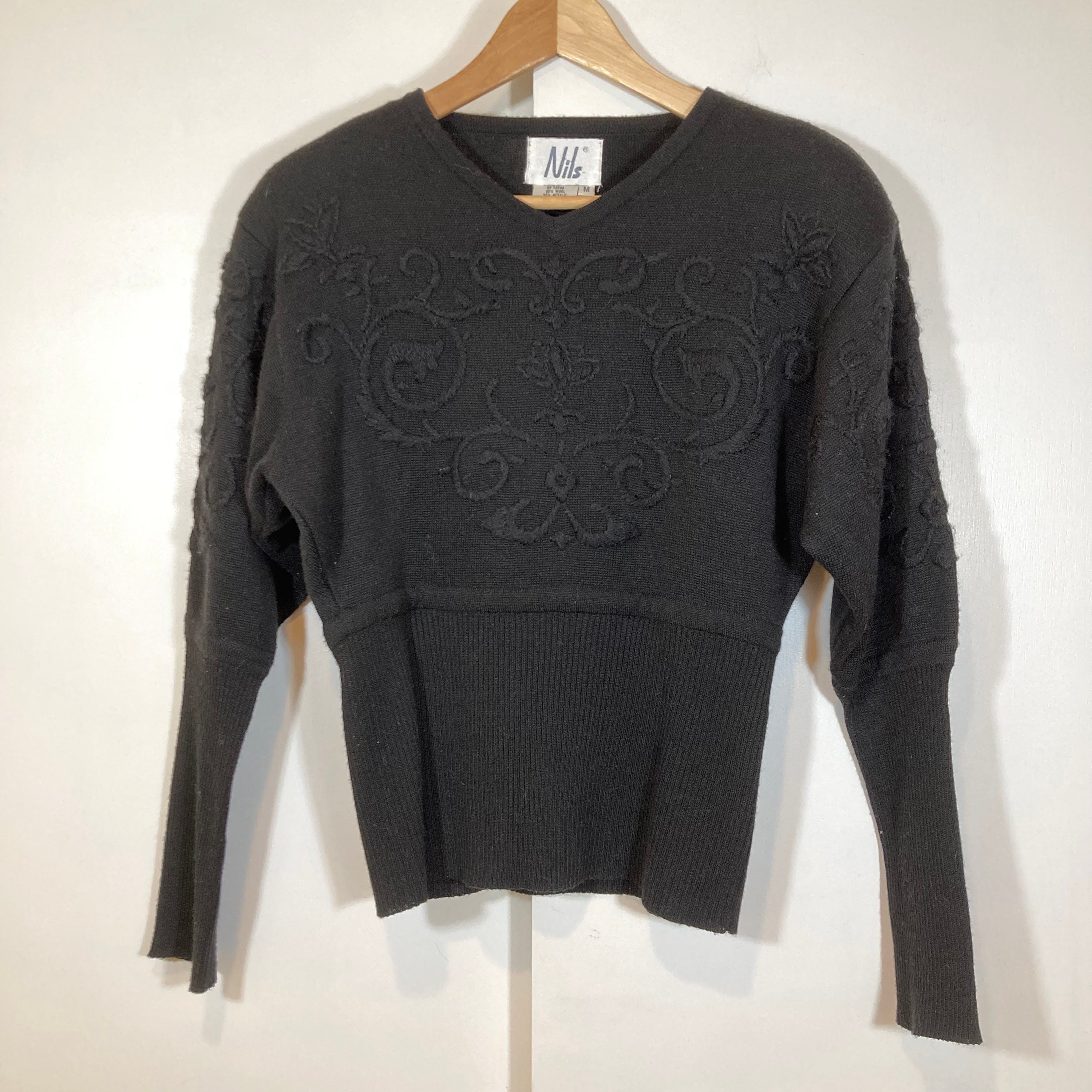 NILS Womens Vintage Ski Sweater Size 